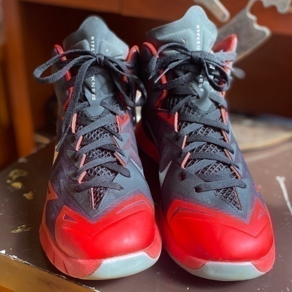 Lunar Hyperquickness Black/University Red-Wolf Gre - Picture 3 of 6
